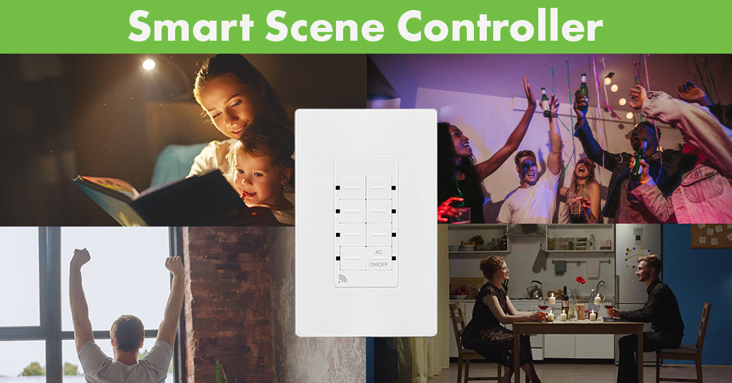 TOPGREENER SMART SCENE CONTROLLER (TGWFSC8)